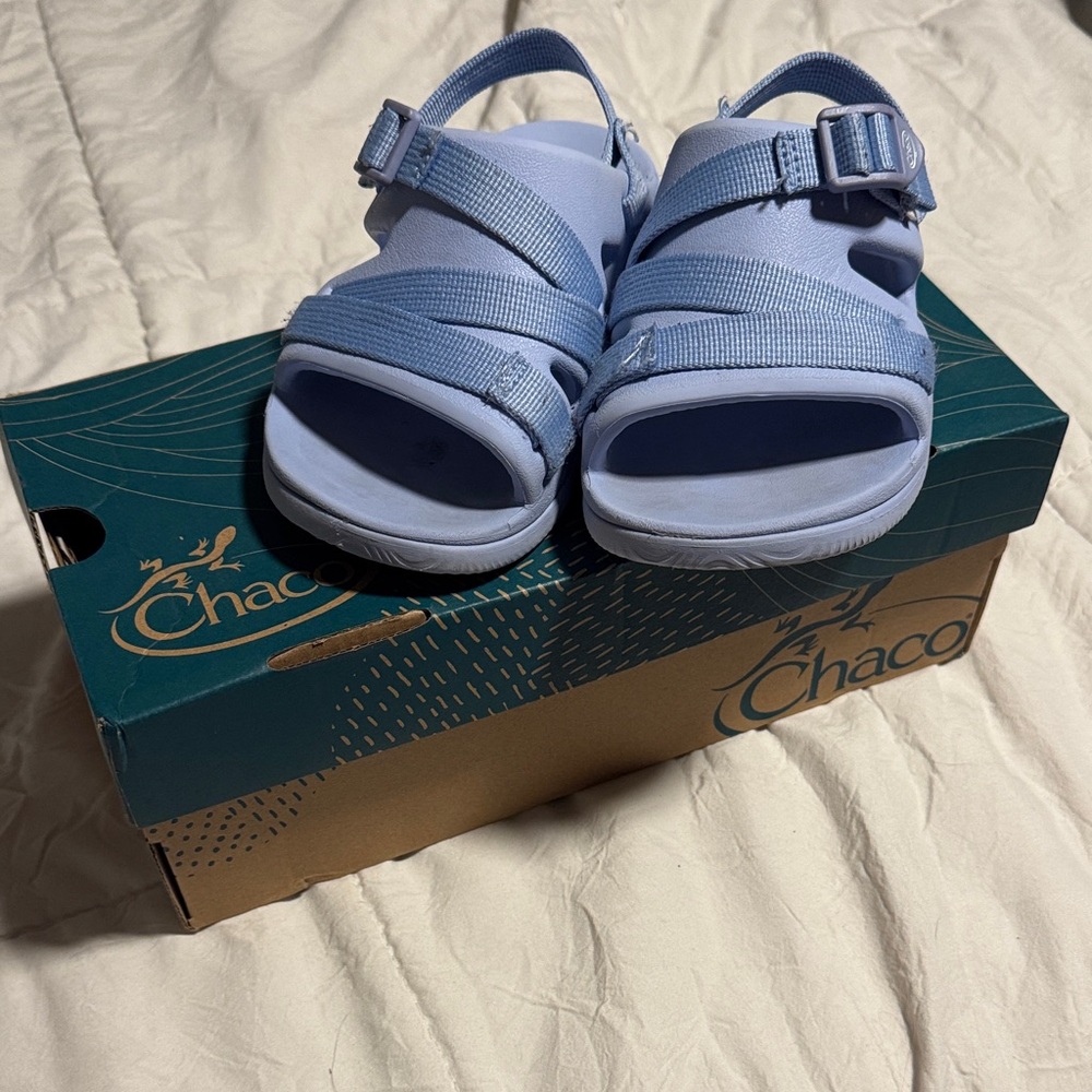 Chaco Kids Light Blue Strap Sandals